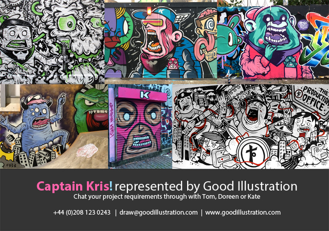 Captain Kris Graffiti Artist London