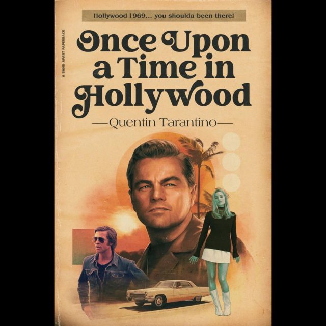 Once upon a time in Hollywood movie poster